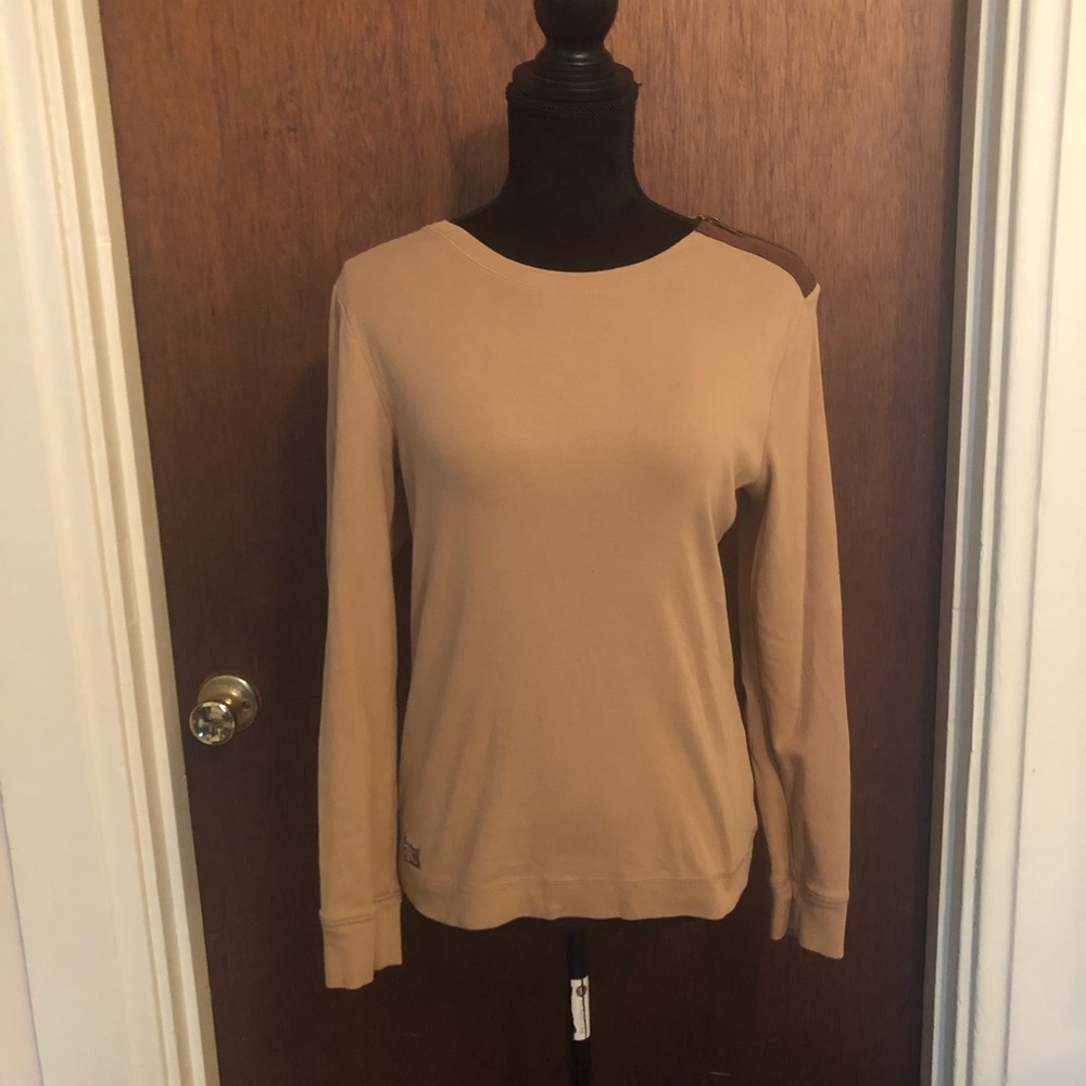 Lauren X Ralph Lauren patch elbow tee